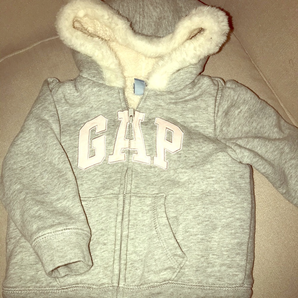 Barely used 18-24 mos zip-up hoodie